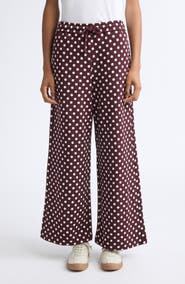 Marimekko Kiki Polka Dot Cotton Drawstring Pants