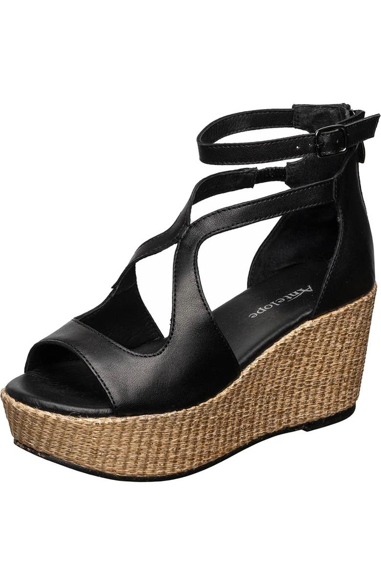 ANTELOPE Hartlynn Espadrille Wedge Sandal, Main, color,