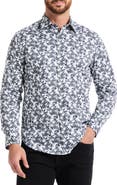 Robert Graham Delson Paisley Print Cotton Dress Shirt