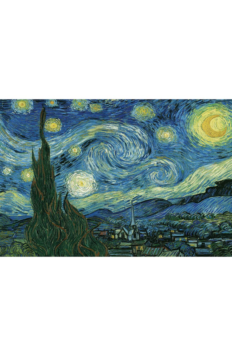 Eurographics Starry Night By Vincent Van Gogh 1000 Piece Puzzle, Alternate, color, Multicolored