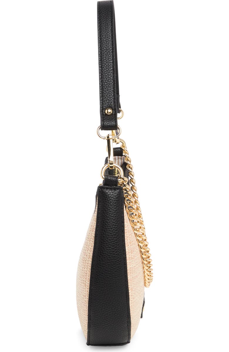 Nanette Lepore Natasha Straw Baguette Shoulder Bag, Alternate, color,