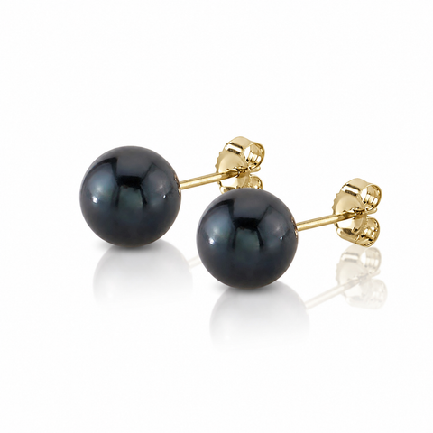 7.0-7.5mm Akoya Round Pearl Stud Earrings