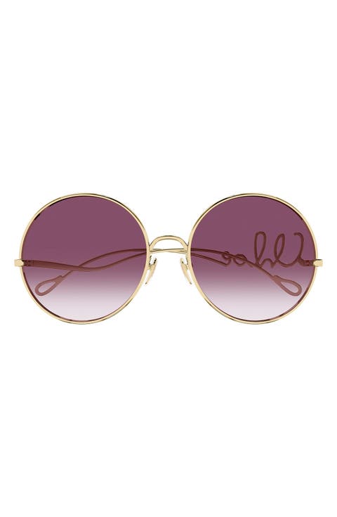 60mm Round Sunglasses