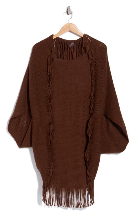 Fringe Swim Cover-Up Topper