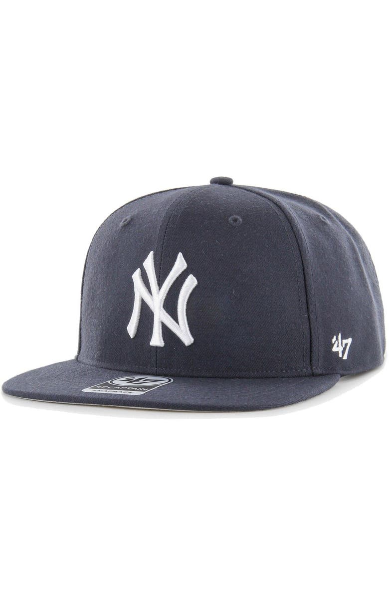 '47 Men's '47 Navy New York Yankees 1996 World Series Sure Shot Captain Snapback Hat, Alternate, color, 