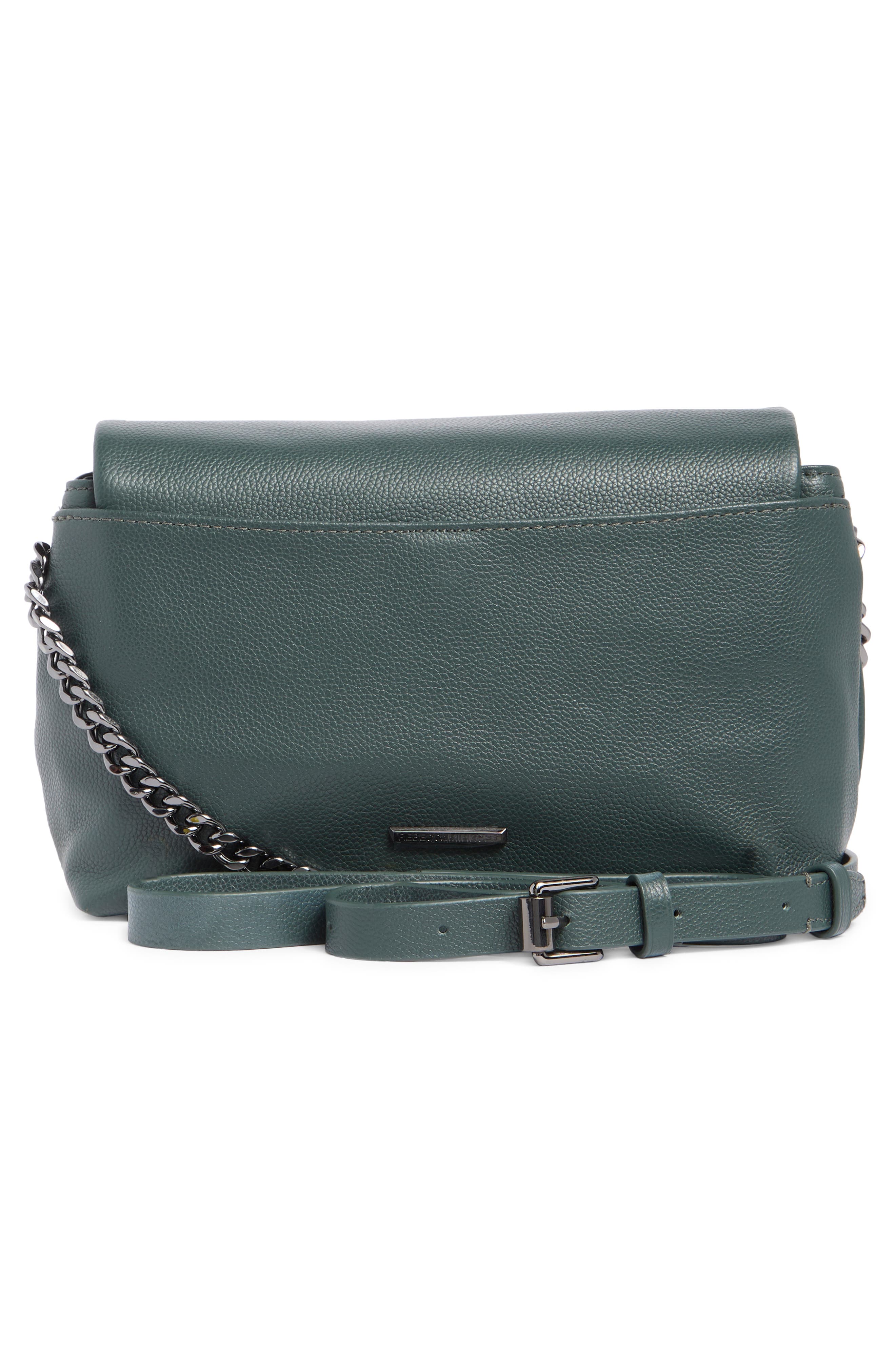 Rebecca Minkoff Flap Leather Crossbody Bag, Alternate, color, 