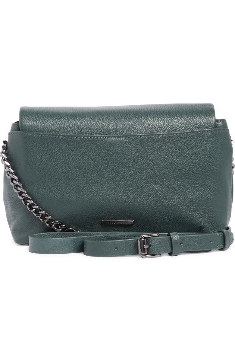 Rebecca Minkoff Flap Leather Crossbody Bag, Alternate, color,