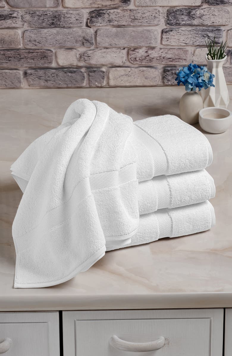 Linum Home Textiles Set of 4 Anovia Turkish Cotton Hand Towels, Alternate, color,