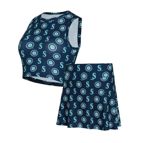 Concepts Sport Navy Seattle Mariners Knit Tank Top & Skort Set