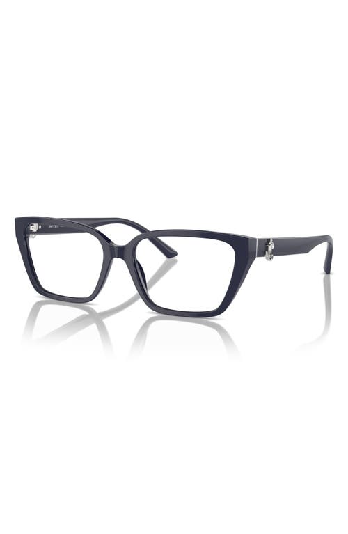 Jimmy Choo 55mm Cat Eye Optical Glasses