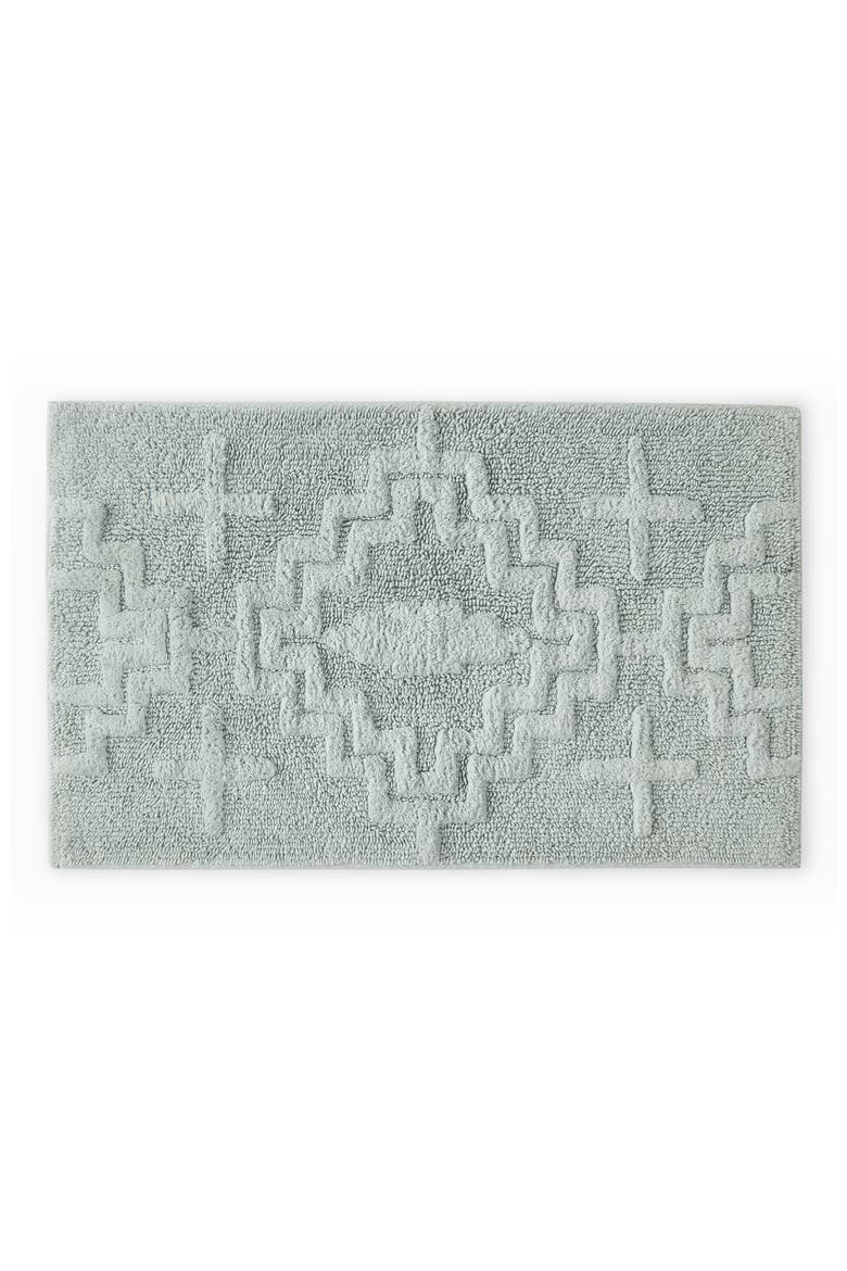 Kiva Steps Bath Rug, Main, color, SKY GRAY