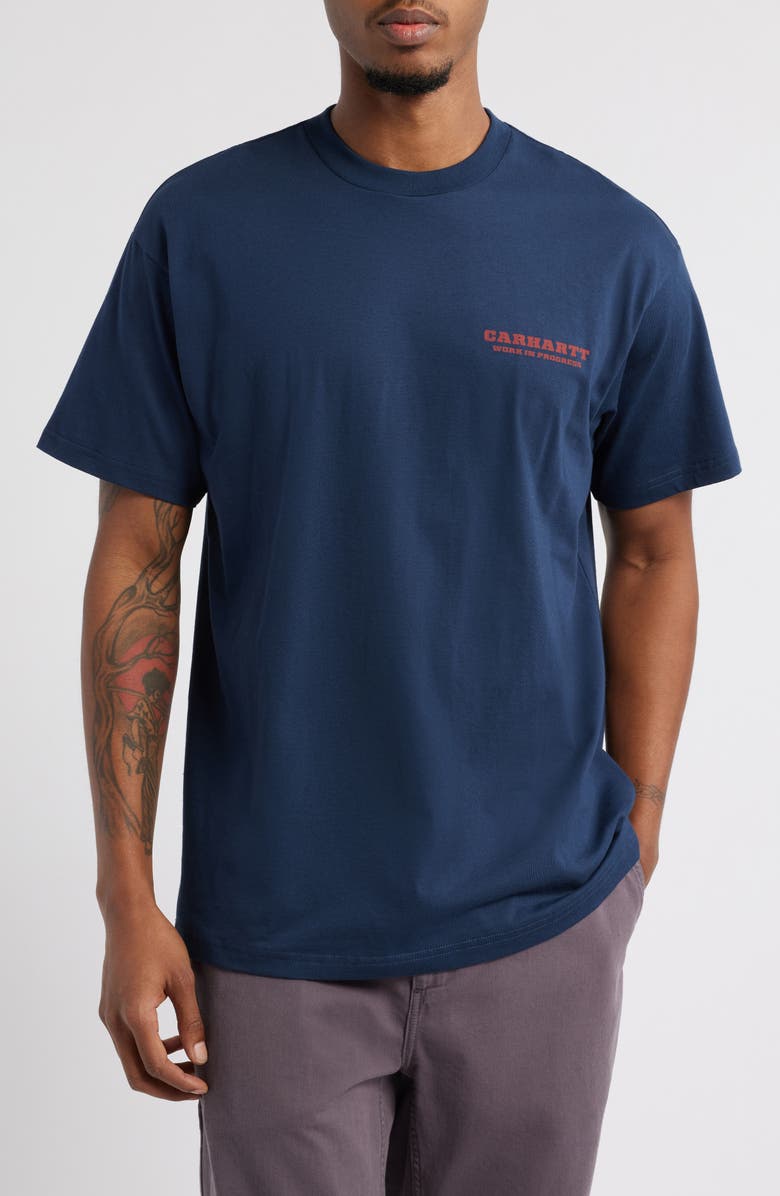 Carhartt Work In Progress Runaway Organic Cotton Graphic T-Shirt, Main, color, 
