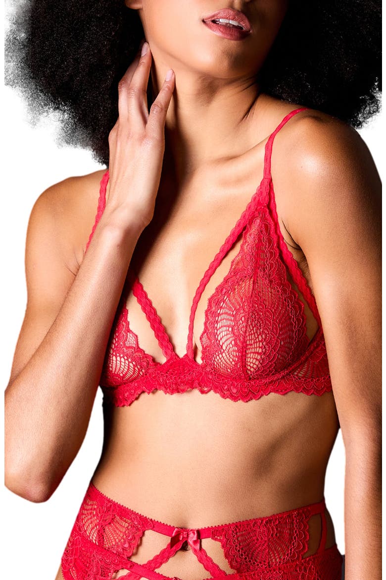 Natalia Underwire Bra, Main, color, SCARLET