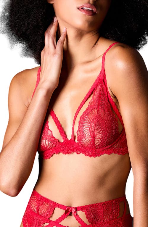 JOURNELLE Natalia Underwire Bra in Scarlet at Nordstrom, Size Large