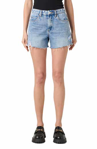 BLANKNYC The Barrow Raw Hem Cutoff Denim Shorts