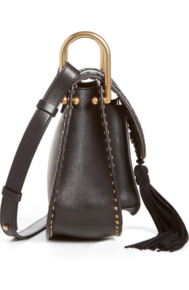 Chloé 'Medium Hudson' Tassel Leather Shoulder Bag, Alternate, color,