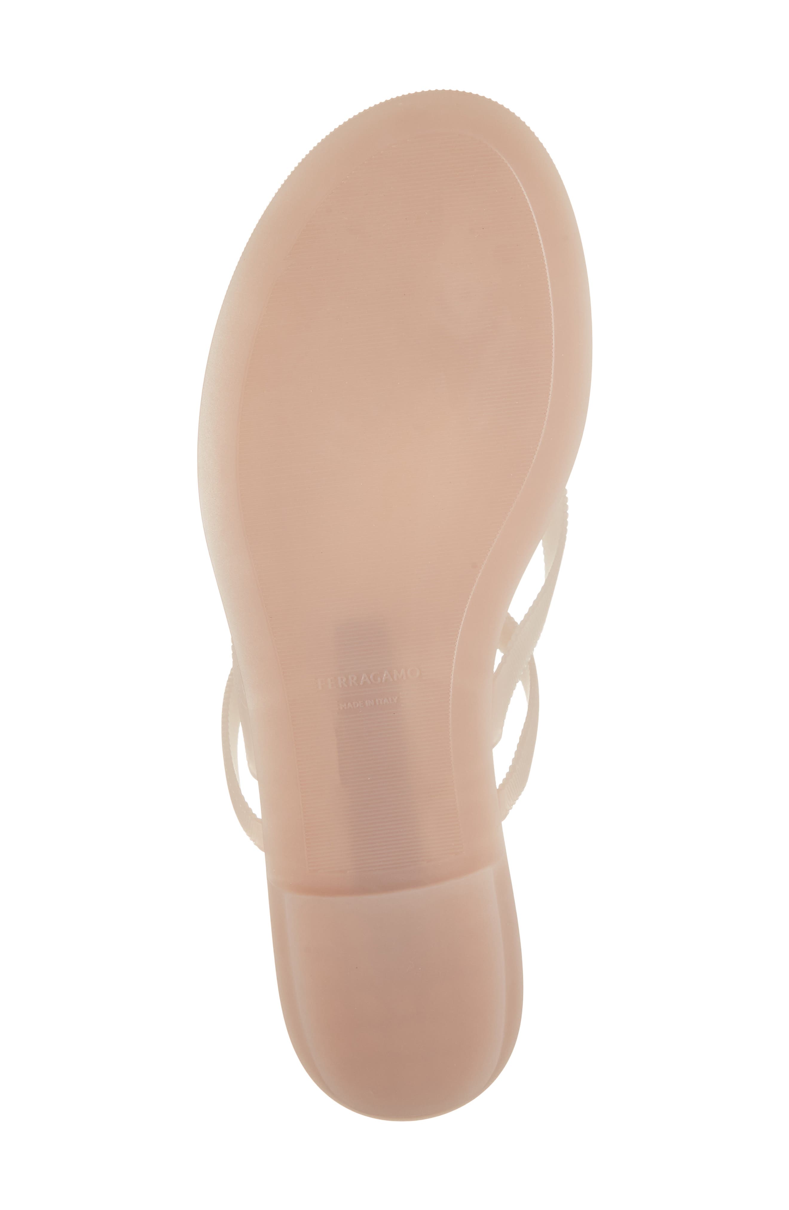 FERRAGAMO Vara Bow Jelly Sandal, Alternate, color, Dusty Pink Dusty Pink Giove