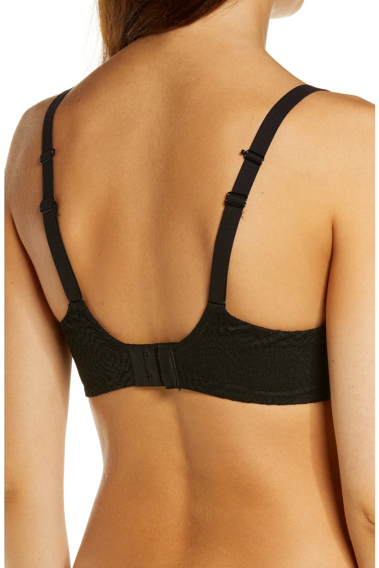 C Jolie Comfort Convertible T-Shirt Bra, Alternate, color, BLACK