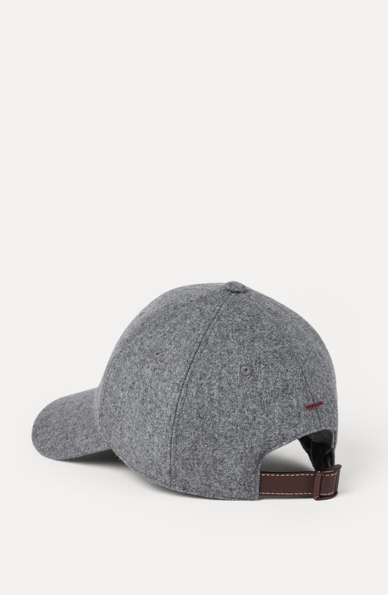 Brunello Cucinelli Baseball cap with logo, Alternate, color, Medium Grey