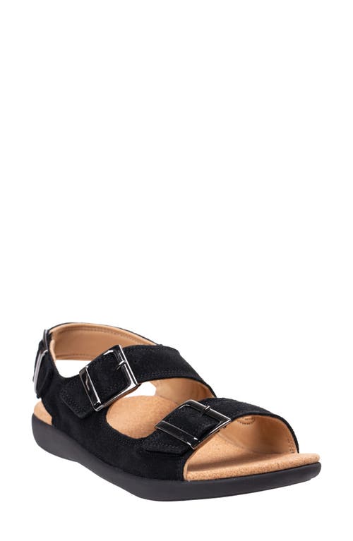 Revitalign Roma Backstrap Sandal In Black