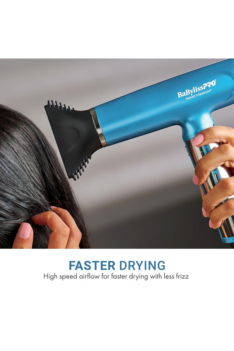 Nano Titanium Nano Light Ionic Dryer, Alternate, color, Black