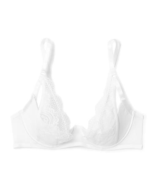 Adore Me Kaia Unlined Quarter Cup Bra In White