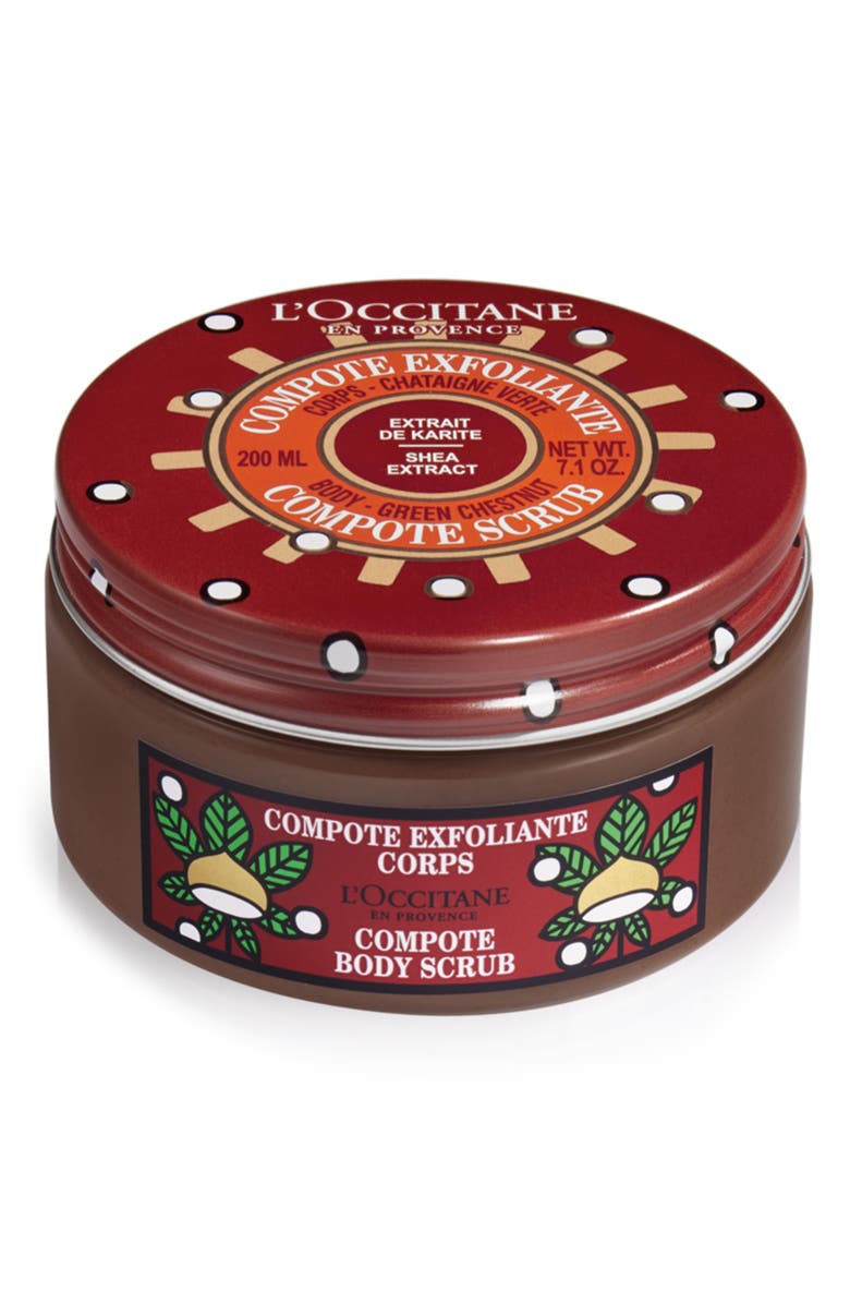 L'Occitane Shea Chestnut Compote Body Scrub, Alternate, color,