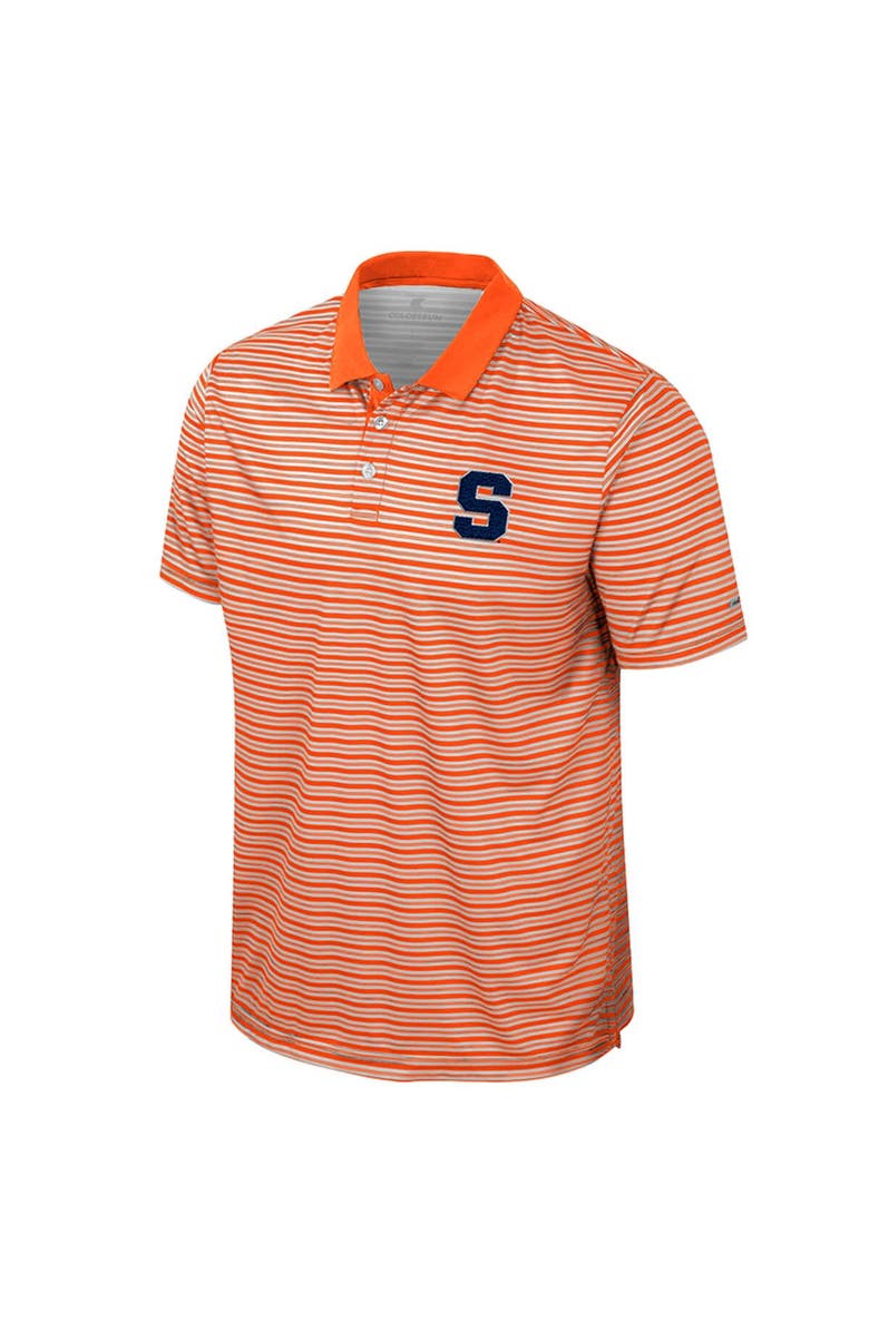 COLOSSEUM Men's Colosseum Orange Syracuse Orange Striped Polo, Alternate, color,