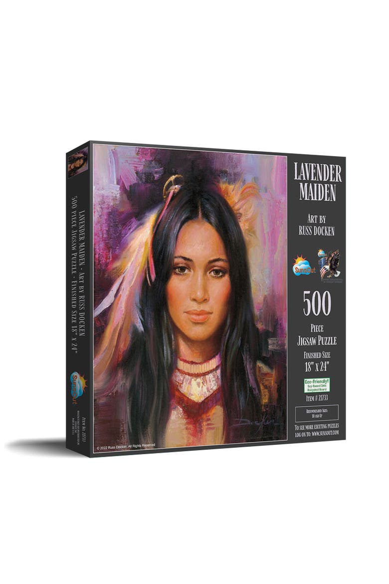 Lavender Maiden 500 piece Jigsaw Puzzle for Adults, Main, color, Multicolor
