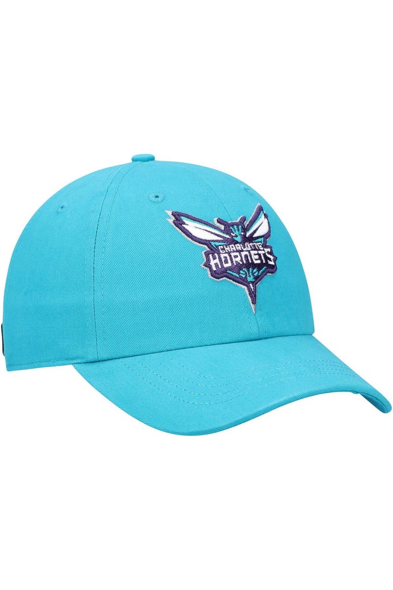 Women's '47 Teal Charlotte Hornets Miata Clean Up Logo Adjustable Hat, Alternate, color, Teal