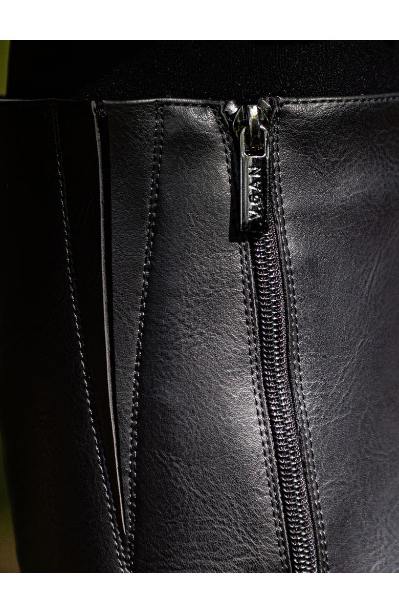 V.GAN LONDON Vegan Avocado Knee-High Boot, Alternate, color, Black