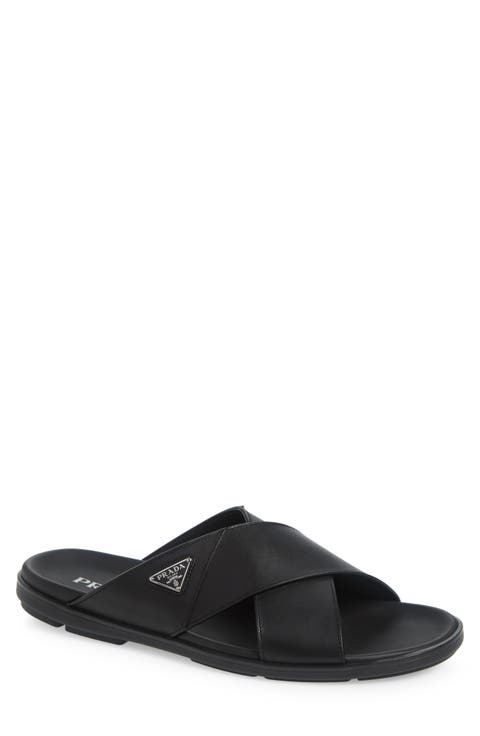 サンダル PRADA Men Sandals 2S2994FG000054 F0379 Beige Prada Sandals Mens - Bloomingdale's