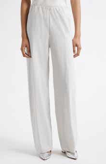 Vince Cotton Blend Wide Leg Pants