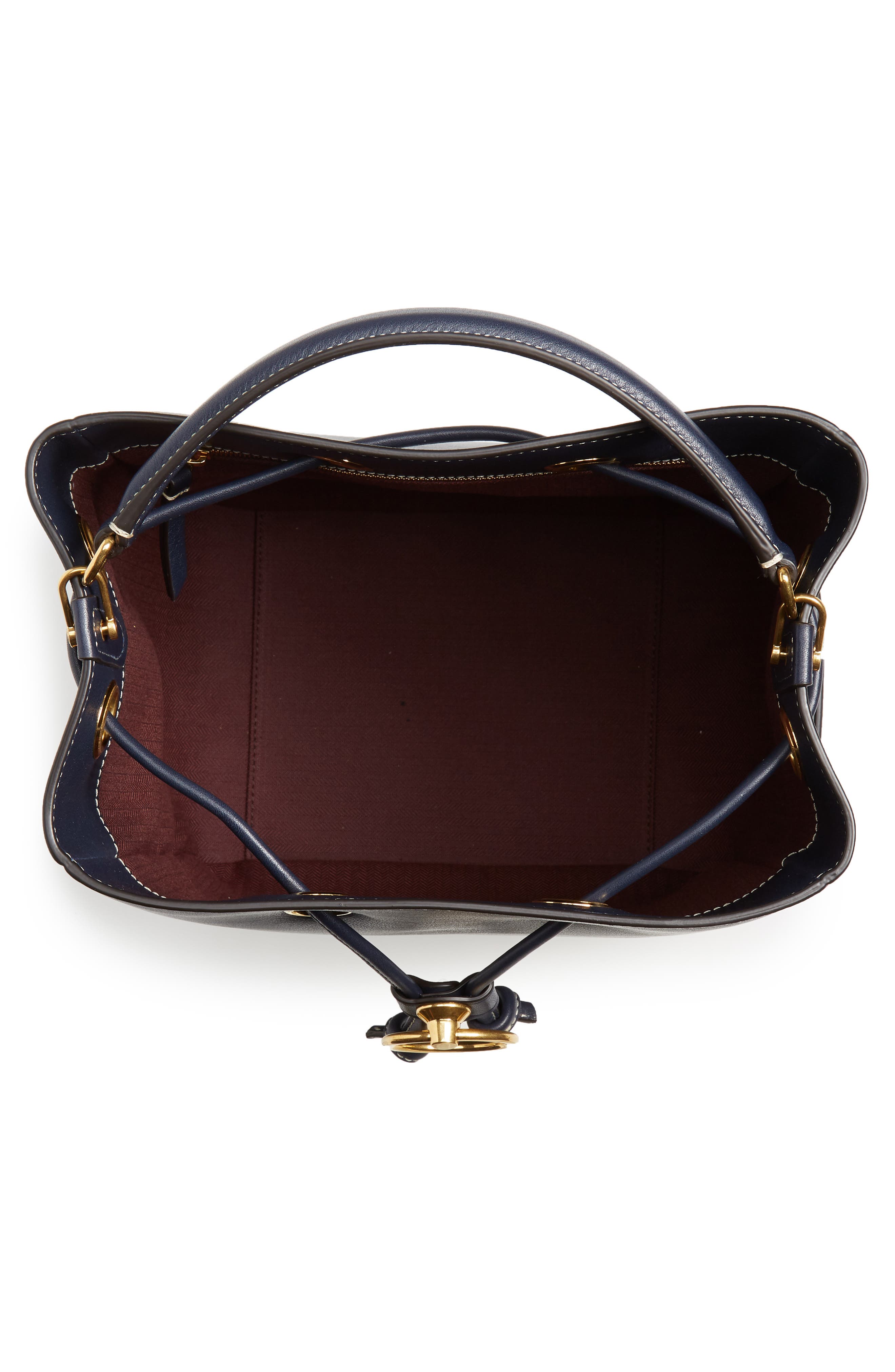 Mulberry Hampstead Silky Calfskin Leather Bucket Bag, Alternate, color, 