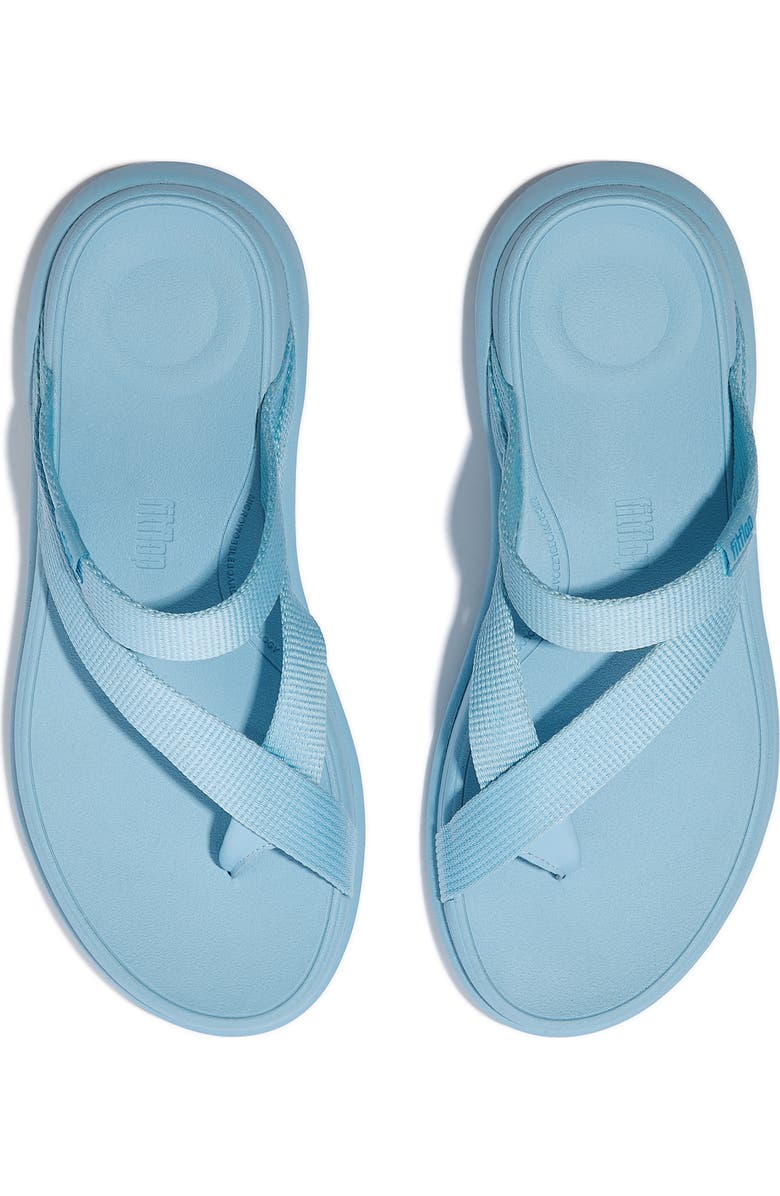 FitFlop Mode Go Webbed Flatform Sandal, Alternate, color, Bondi Blue