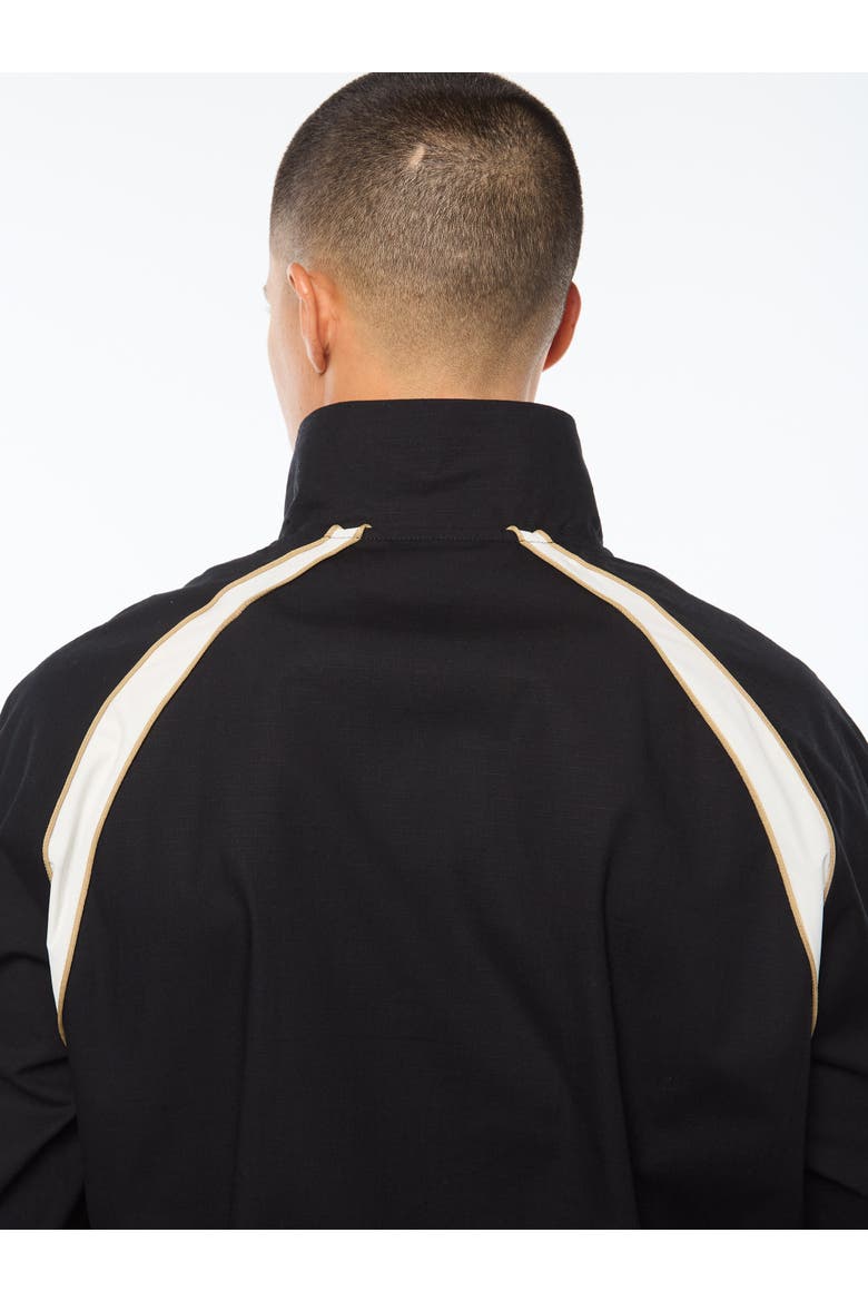 Fiamma Track  Jacket, Alternate, color, BLACK BEAUTY