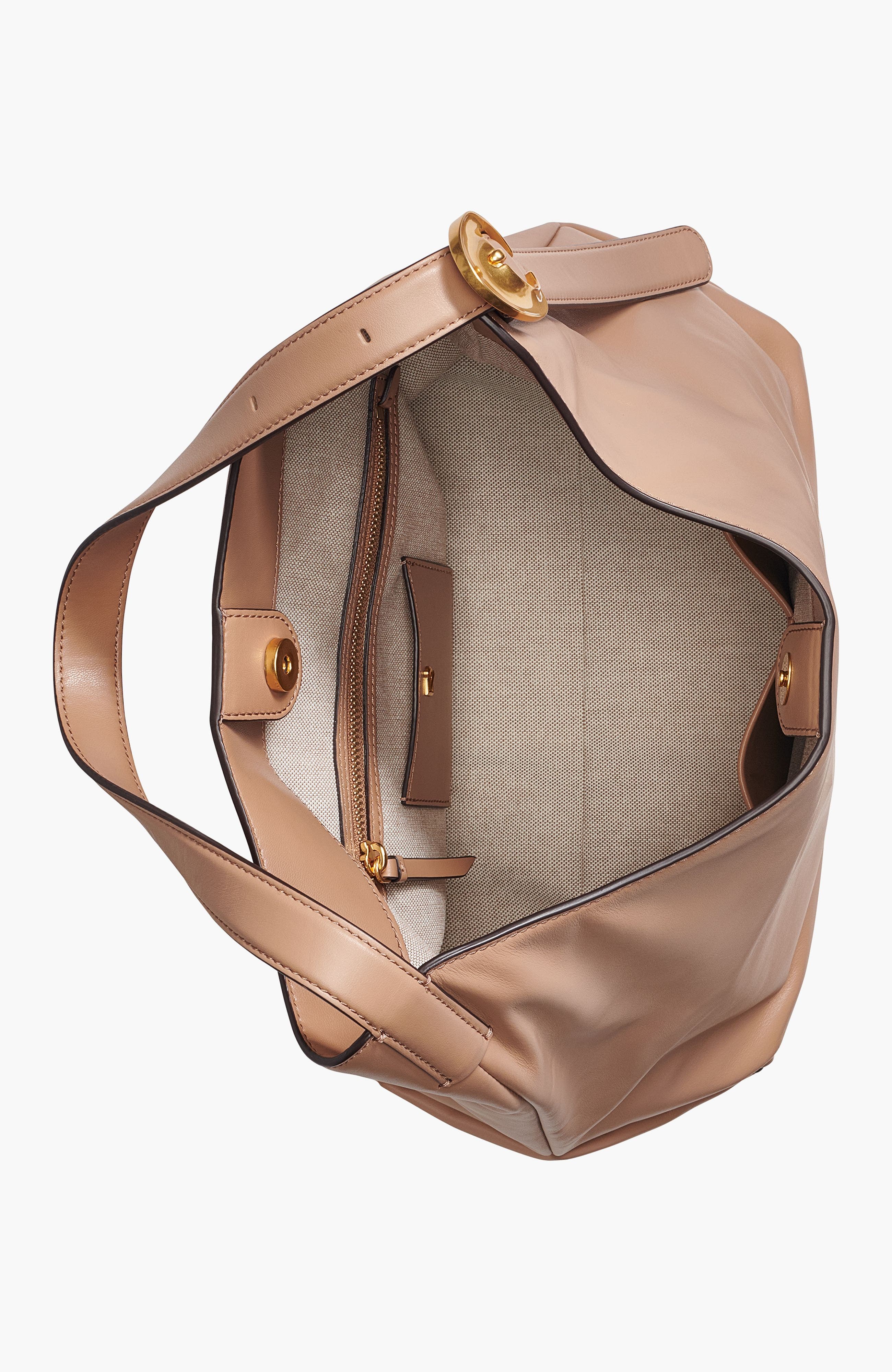 Brocade Hobo Bag, Alternate, color, Toasted Almond
