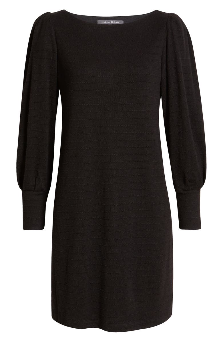 Julia Jordan Boatneck Long Sleeve Sweater Dress, Alternate, color,
