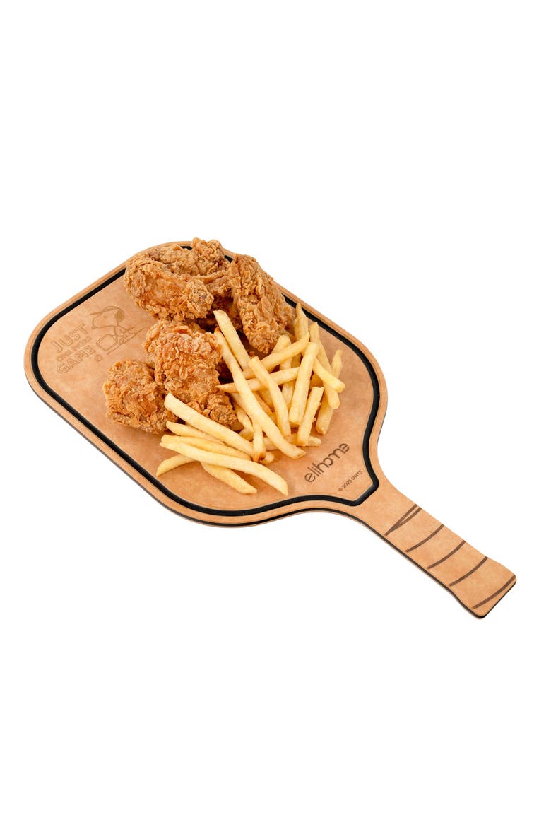 Peanuts Pickleball Charcuterie Cutting Board - Just One More Game, Main, color, Beige