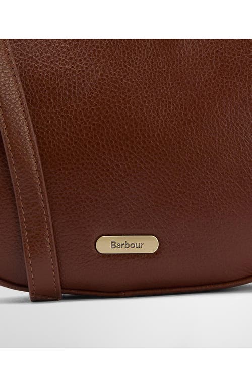 Barbour Sorrel Leather Sling Bag In Brown