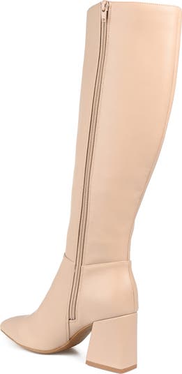 Landree Vegan Leather Block Heel Boot
