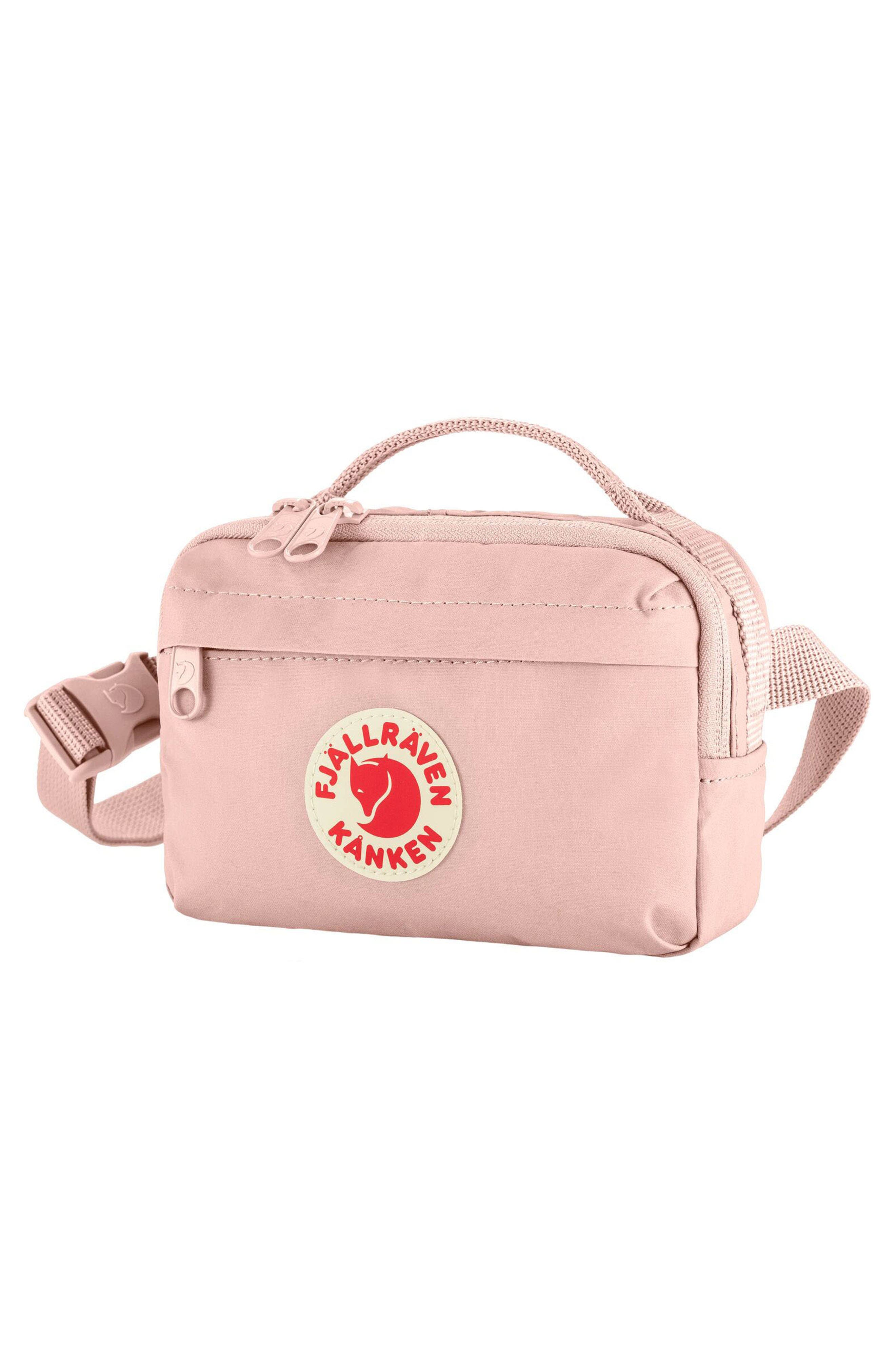Kånken Water Resistant Belt Bag, Alternate, color, CHALK ROSE