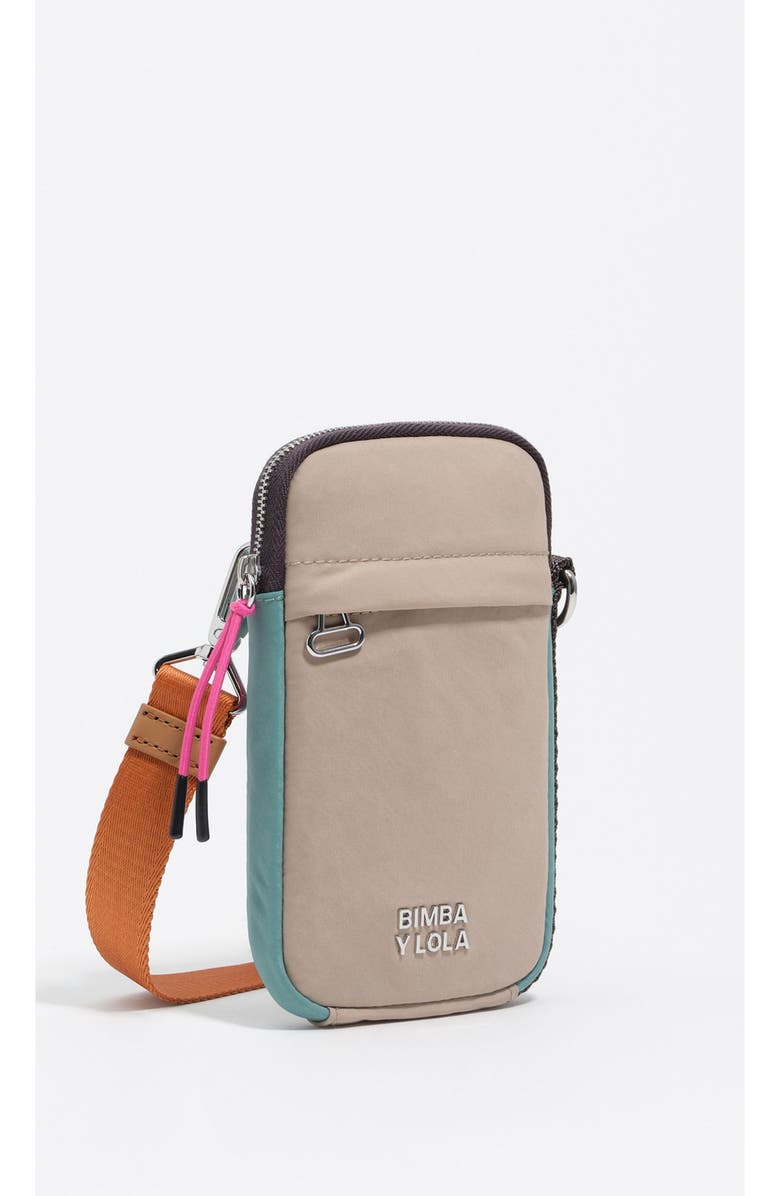 Bimba y Lola Nylon Phone Case, Main, color, Stone