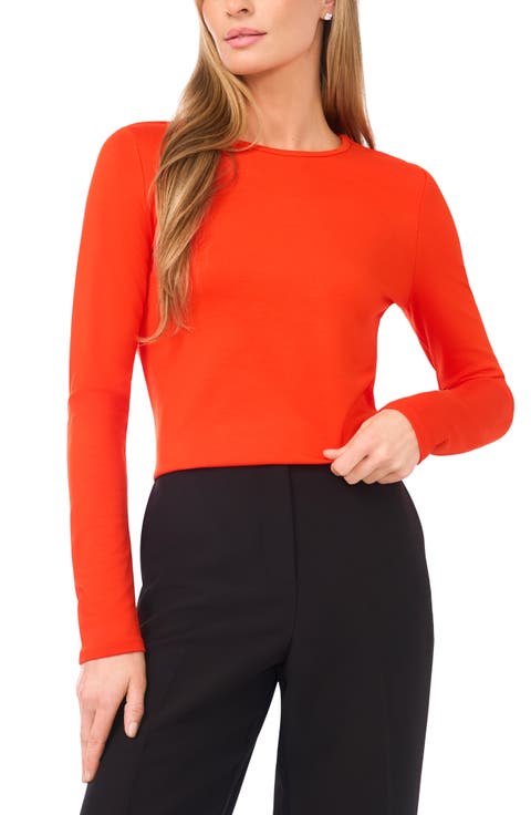 Long Sleeve Knit Top (Regular & Petite)