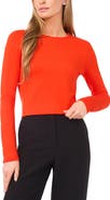 Halogen® Long Sleeve Knit Top