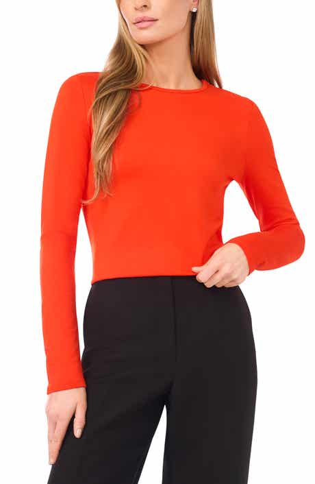 Halogen® Long Sleeve Knit Top