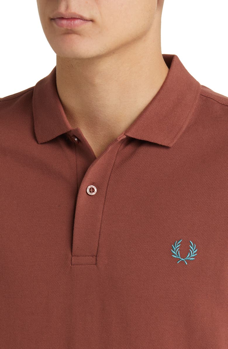 Fred Perry Long Sleeve Piqué Polo, Alternate, color, 