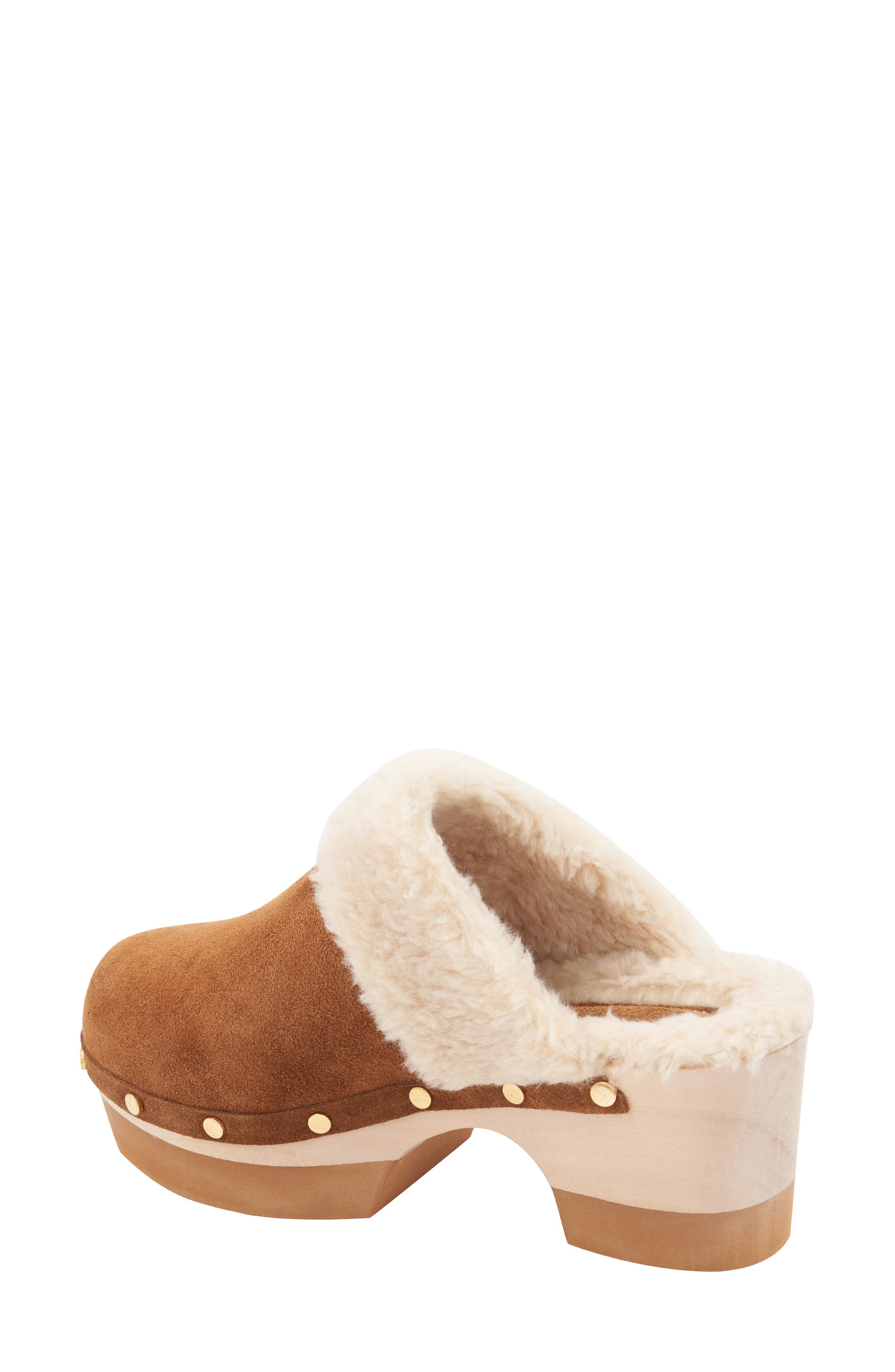André Assous Olivia Clog, Alternate, color, Cognac/Natural