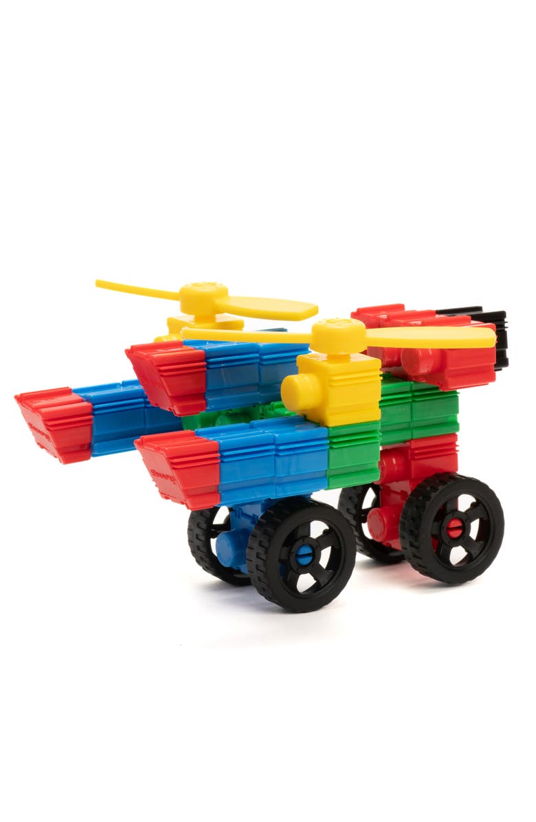 Snapo Creative Builder's 200 Piece Kit Building Blocks, Alternate, color, Multicolored