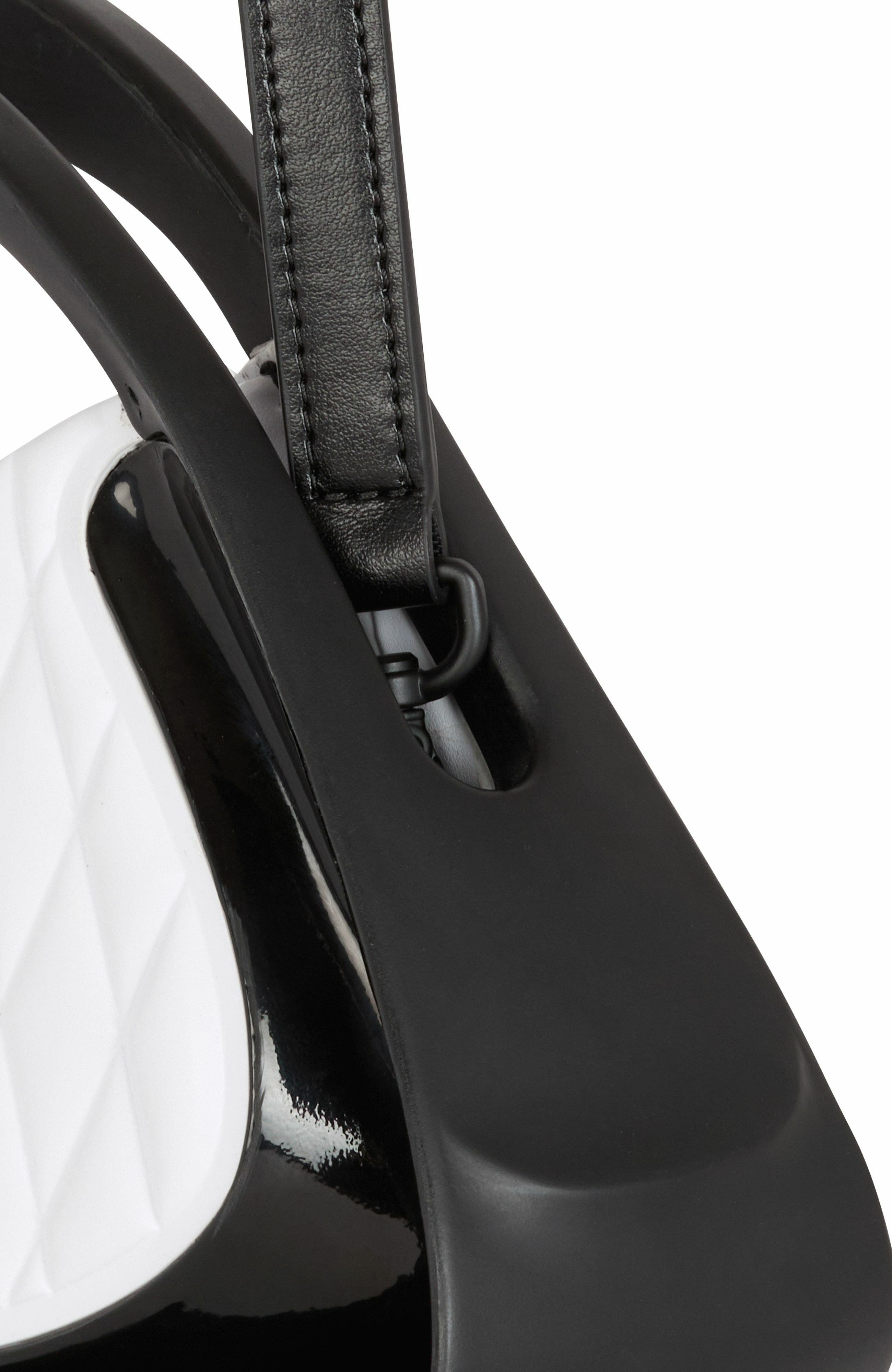 Balmain Two-Tone Quilted Small Jolie Madame Bag, Alternate, color, 